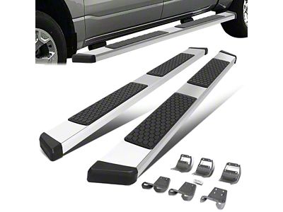 5.50-Inch Honeycomb Step Running Boards; Stainless Steel (17-25 F-250 Super Duty SuperCrew)