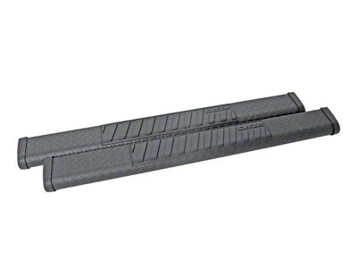 6-Inch BlackTread Side Step Bars without Mounting Brackets; Textured Black (99-25 F-250 Super Duty Regular Cab)