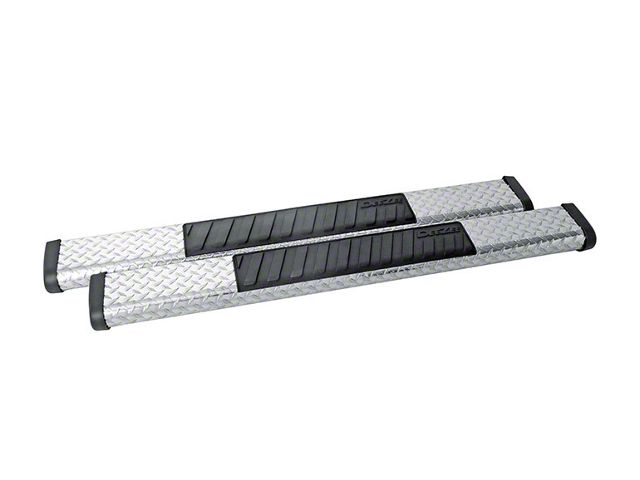 6-Inch Brite-Tread Side Step Bars without Mounting Brackets; Silver (11-24 F-250 Super Duty Regular Cab)