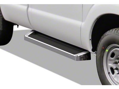 6-Inch iRunning Boards; Polished (11-16 F-250 Super Duty Regular Cab)