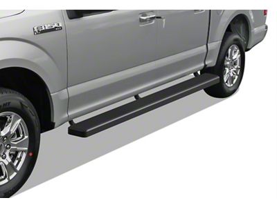 6-Inch iStep SS Running Boards; Black (17-24 F-250 Super Duty SuperCrew)