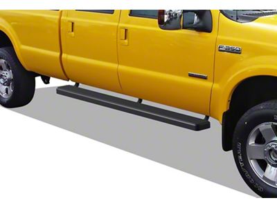 6-Inch iStep SS Running Boards; Black (11-16 F-250 Super Duty SuperCrew)