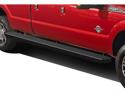 6-Inch iStep Wheel-to-Wheel Running Boards; Black (11-16 F-250 Super Duty SuperCrew w/ 6-3/4-Foot Bed)