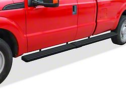 6-Inch iStep Wheel-to-Wheel Running Boards; Black (99-16 F-250 Super Duty SuperCab w/ 8-Foot Bed)