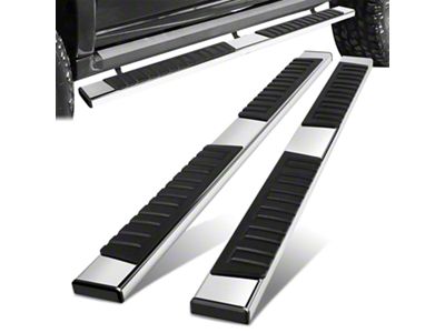 6.75-Inch Running Boards; Polished (17-25 F-250 Super Duty SuperCrew)