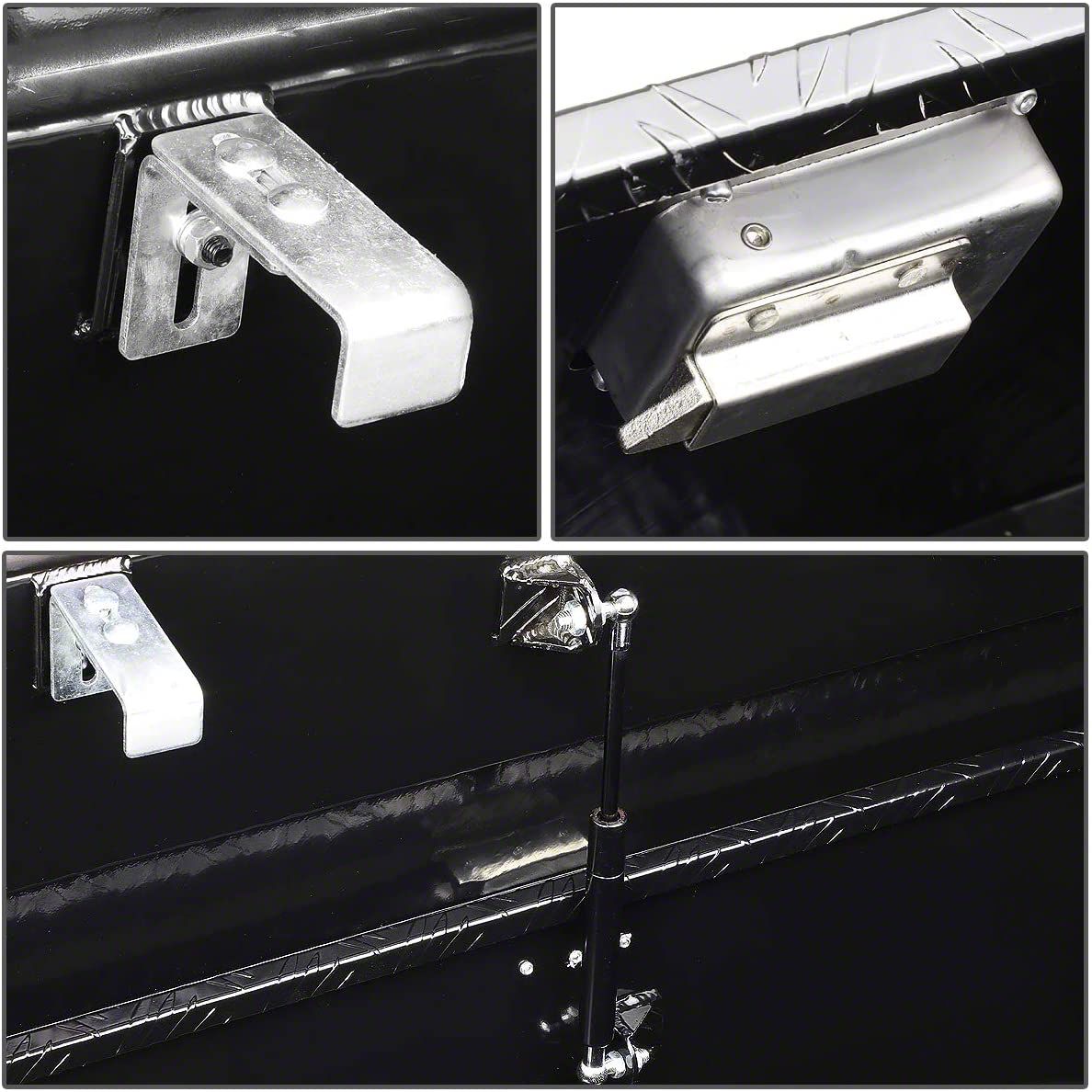 F-250 Super Duty 69x12x16-Inch Crossover Tool Box; Black