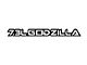 7.3L Godzilla Badge; Gloss White (20-24 7.3L F-250 Super Duty)