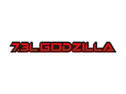 7.3L Godzilla Badge; Race Red (20-25 7.3L F-250 Super Duty)
