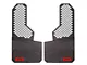 8-Inch Rek Mesh Offset Mud Flaps; Front or Rear; Red (Universal; Some Adaptation May Be Required)