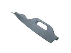 A-Pillar Interior Trim Handle; Steel Gray; Driver Side (11-16 F-250 Super Duty)
