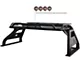 Atlas Roll Bar with 5.30-Inch Red Round Flood LED Lights and Basket; Black (11-24 F-250 Super Duty)
