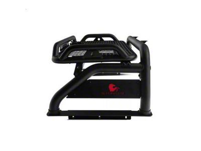 Atlas Roll Bar with Basket; Black (99-25 F-250 Super Duty)