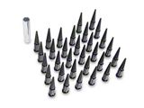 Black Spike Lug Nut Kit; 14mm x 1.5; Set of 32 (05-26 F-250 Super Duty)