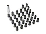 Black Spline Lug Nuts; M14x1.5; Set of 32 (05-25 F-250 Super Duty)