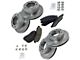 Ceramic 8-Lug Brake Rotor and Pad Kit; Front and Rear (11-12 4WD F-250 Super Duty)