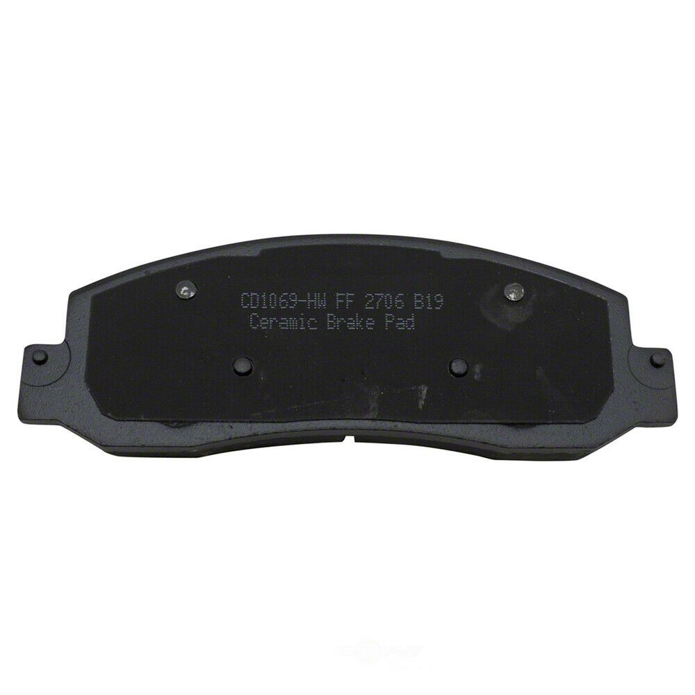 Auto Shack Ceramic Brake Pad Set For 2011-2012 Ford F-250 Super Duty – Front & Rear