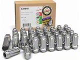 Chrome 6-Spline Lug Nut Kit; 14mm x 1.5; Set of 32 (04-26 F-250 Super Duty)