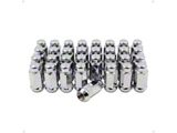 Chrome Bulge Acorn Lug Nut Kit; 14mm x 1.5; Set of 32 (04-26 F-250 Super Duty)