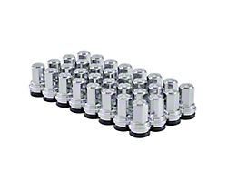 Chrome OE Style Acorn Lug Nuts for OEM Wheels; M14x1.5; Set of 32 (17-26 F-250 Super Duty)