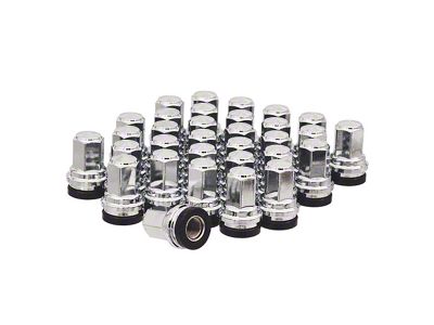 Chrome OE Style Lug Nuts; M14x1.5; Set of 32 (17-25 F-250 Super Duty)