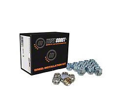 Chrome Open Acorn Lug Nuts for Aftermarket Wheels; M14x2.0; Set of 32 (99-02 F-250 Super Duty)