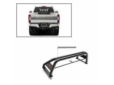 Classic Roll Bar with 50-Inch LED Light Bar; Black (99-25 F-250 Super Duty)