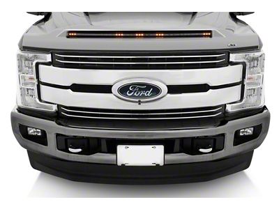 Aeroskin LightShield Color-Match Hood Protector; Ingot Silver (17-22 F-250 Super Duty)