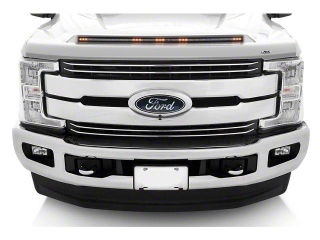 Aeroskin LightShield Color-Match Hood Protector; Oxford White (17-22 F-250 Super Duty)