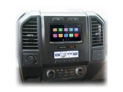 Complete Radio Replacement Kit with Integrated Climate Controls (17-22 F-250 Super Duty w/ 8-Inch Display)
