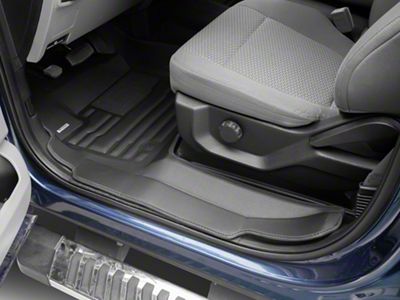 Custom Front and Rear Floor Mats; Black (17-25 F-250 Super Duty SuperCrew)