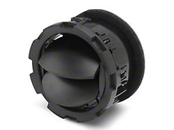 Dash Air Vent Set; Black; Set of 4 (11-16 F-250 Super Duty)