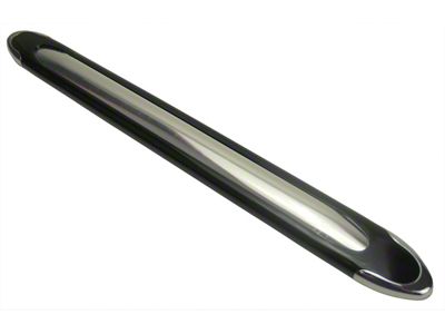 Deluxe Bumper Guards; Black/Chrome; 19.75-Inch (Universal; Some Adaptation May Be Required)