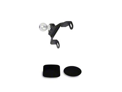 Direct Fit Phone Mount with Charging Auto Closing Cradle Head; Black (14-16 F-250 Super Duty)