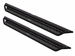 Go Rhino Dominator Xtreme D1 Side Step Bars; Textured Black (17-26 F-250 Super Duty Regular Cab)
