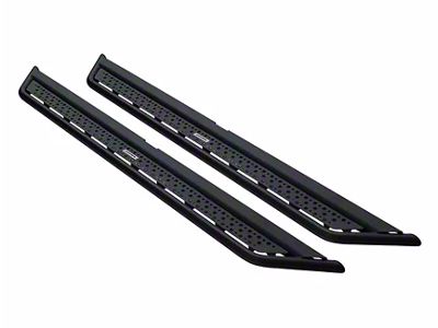 Go Rhino Dominator Xtreme D6 Side Step Bars; Textured Black (17-25 F-250 Super Duty Regular Cab)