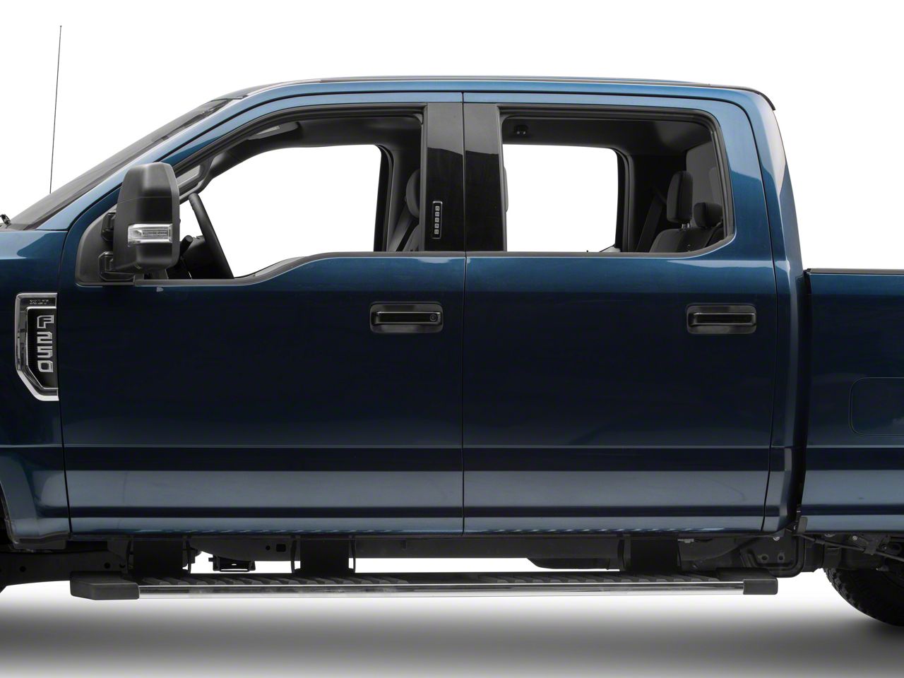 thumbnail interactive-video image 1 of Torox Gloss Black Door Handle Covers For 99-07 Ford F250 F350 F550 Crew Cab 1 of 3
