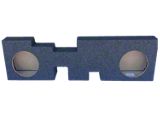 Dual 10-Inch Behind Seat Subwoofer Box; Carpeted (17-26 F-250 Super Duty)