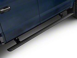 Go Rhino E-BOARD E1 Electric Running Boards; Textured Black (17-26 F-250 Super Duty SuperCrew)