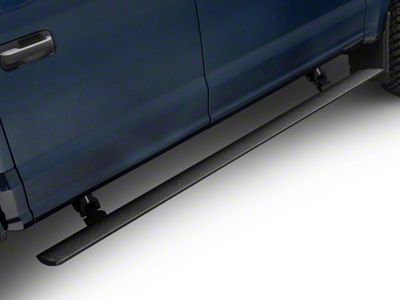 Go Rhino E-BOARD E1 Electric Running Boards; Textured Black (17-24 F-250 Super Duty SuperCrew)