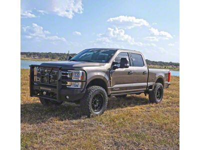 Elevation Front Bumper; Fine Textured Black (23-26 F-250 Super Duty)