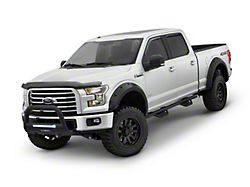 Elite Series Rivet Style Fender Flares; Front and Rear; Smooth Black (99-07 F-250 Super Duty)
