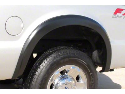 Elite Series Sport Style Fender Flares; Front and Rear; Smooth Black (08-10 F-250 Super Duty)