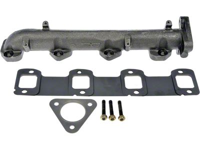 Exhaust Manifold Kit; Driver Side (11-19 6.7L PowerStroke F-250 Super Duty)