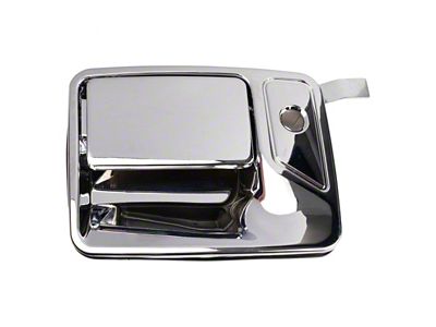 Exterior Door Handle; Front Driver Side; Chrome (11-16 F-250 Super Duty)