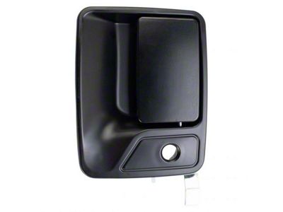 Exterior Door Handle; Front Driver Side; Paint to Match Black (11-16 F-250 Super Duty)