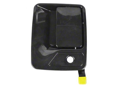 Exterior Door Handle; Front Driver Side; Paint to Match Black (11-16 F-250 Super Duty)