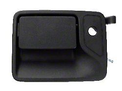 Exterior Door Handle; Front Driver Side; Textured Black (99-16 F-250 Super Duty)