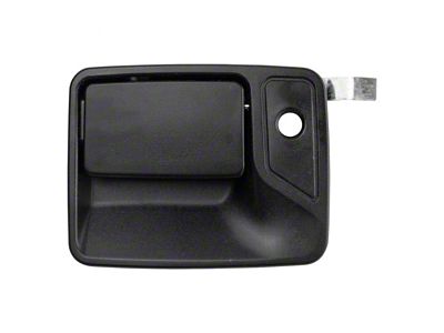 Exterior Door Handle; Front Driver Side; Textured Black (11-16 F-250 Super Duty)