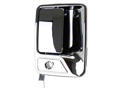 Exterior Door Handle; Front Passenger Side; Chrome (11-16 F-250 Super Duty)