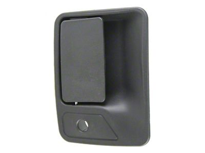 Exterior Door Handle; Front Passenger Side; Textured Black (11-16 F-250 Super Duty)